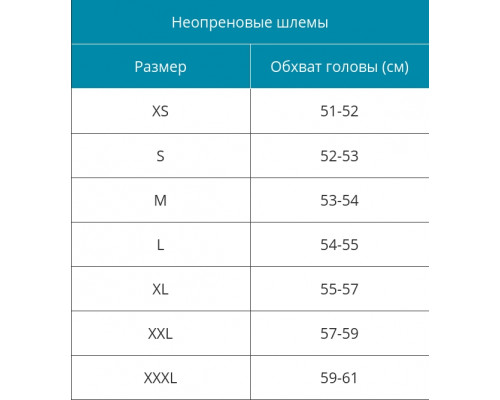 Шлем неопреновый SCORPENA GAMMA, 5 мм