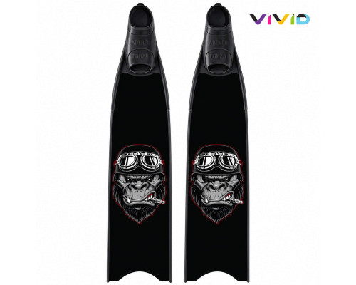 Лопасти сендвич карбон LEADERFINS LIMITED EDITION MONKEY BLACK MEDIUM