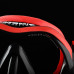 Маска ATOMIC AQUATICS VENOM FRAMELESS, черный силикон, красная рамка