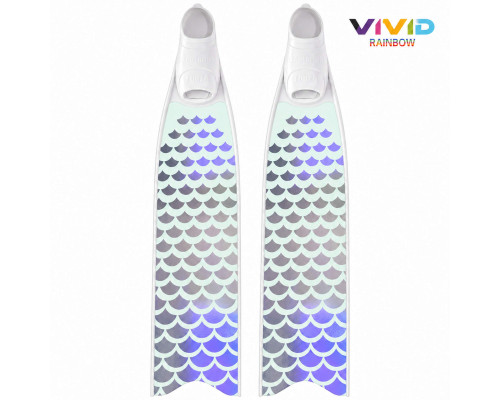 Лопасти стеклопластиковые LEADERFINS ICE RAINBOW MERMAID WHITE SOFT