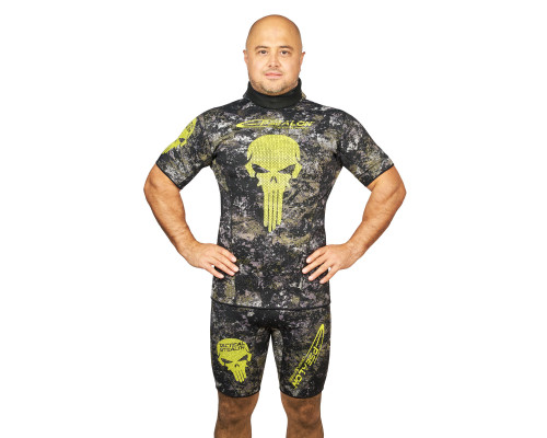 Майка EPSEALON SKULL TACTICAL CAMO 2.5 мм, шлем/короткие рукава