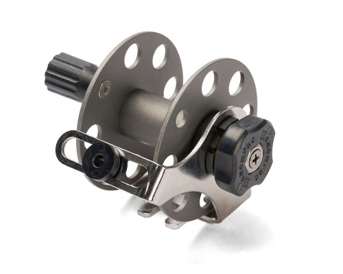 Катушка PELENGAS алюминиевая с нержавеющим кронштейном 65 мм, для ружей PELENGAS