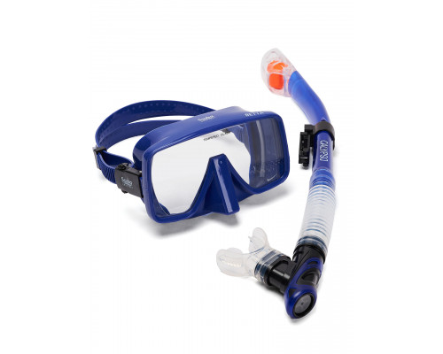 Набор для плавания SCUBA BROTHERS BETTA BLUE, маска, трубка, сумка