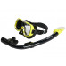 Комплект детский TUSA SPORT JUNIOR UCR-2022  YELLOW/BLACK, маска+трубка