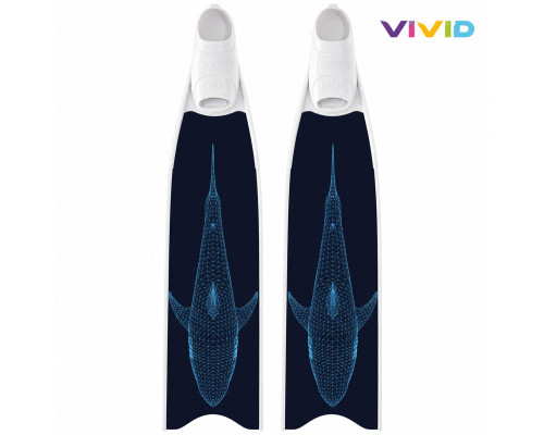 Лопасти стеклопластиковые LEADERFINS LIMITED EDITION SHARK WHITE MEDIUM