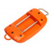Груз поясной ДАЙВГРУЗ ЯнеR 1.1 кг, быстросъемный довесок с фиксатором, пластикатное покрытие, оранж