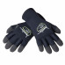 Перчатки MARLIN KEVTEX, черные, 5 мм