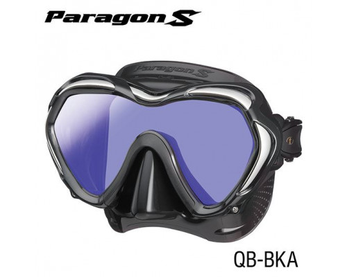 Маска TUSA PARAGON S, черная рамка, черный силикон