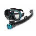 Комплект TUSA SPORT UCR2425PM, бирюзовый, маска+трубка