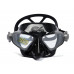 Набор для плавания C4 FALCON ANTIFOG BLACK, маска, трубка, сумка