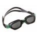 Очки для плавания SEAC SUB AQUATECH BLACK/GREEN, тонированные стекла