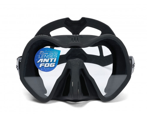 Набор для плавания C4 SKYLINE ANTIFOG BLACK, маска, трубка, сумка