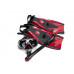 Комплект TUSA SPORT BLACK SERIES BLACK/DARK RED, маска+трубка+ласты