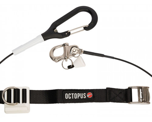 Лайнер с поясом для фридайвинга CNF OCTOPUS WHITE с быстросъемным карабином