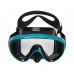 Маска TUSA SPORT UMR-16, бирюзовая рамка, черный силикон