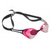 Очки для плавания VIEW BLADE ZERO, розовая рамка/ черный силикон, зеркальные линзы