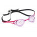 Очки для плавания VIEW BLADE ZERO, розовая рамка/черный силикон