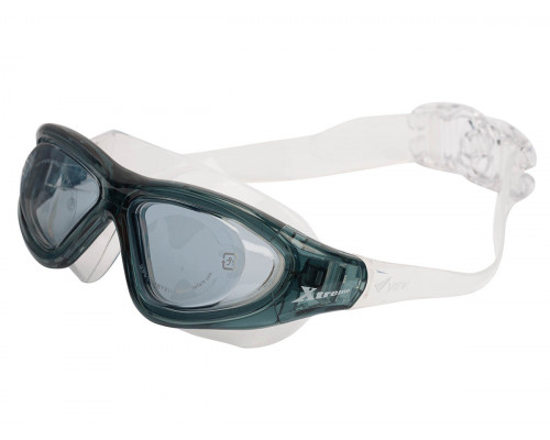 Очки для плавания VIEW XTREME, дымчато-серая рамка/прозрачный силикон