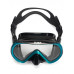 Маска TUSA INO, бирюзовая рамка, черный силикон