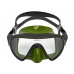 Маска MARES ESSENCE LIQUIDSKIN SF, черная рамка/зеленый силикон