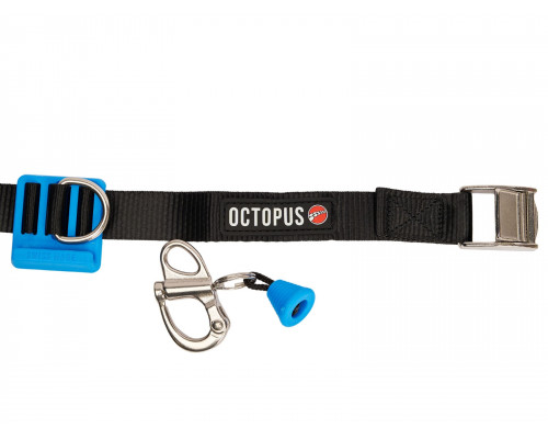 Пояс для фридайвинга CNF OCTOPUS BLUE с бастросъемным карабином