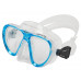 Маска SEAC SUB BELLA AQUAMARINE, голубая рамка/прозрачный силикон