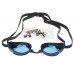 Очки для плавания VIEW PIRANA, синяя рамка/черный силикон