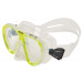 Маска SEAC SUB BELLA YELLOW, желтая рамка/прозрачный силикон