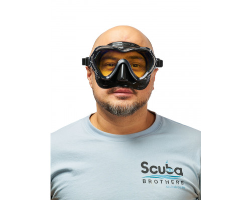 Маска TUSA PARAGON S, черная рамка, черный силикон