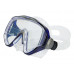 Маска TUSA SPORT UMR-14, синяя рамка, прозрачный силикон