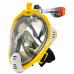 Полнолицевая маска MARLIN VISION PRO + GoPro, yellow/grey