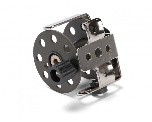 Катушка PELENGAS алюминиевая с нержавеющим кронштейном 55 мм, универсальная