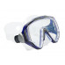 Маска TUSA SPORT UMR-14, синяя рамка, прозрачный силикон