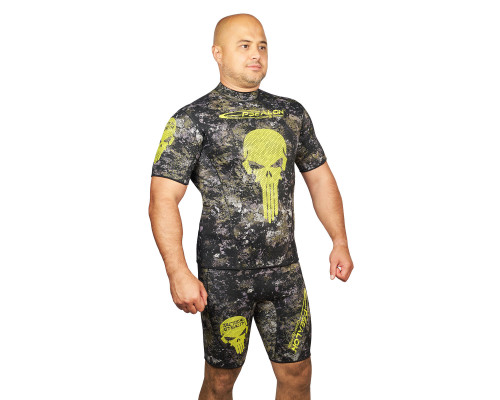 Майка EPSEALON SKULL TACTICAL CAMO 2.5 мм, короткие рукава