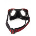 Маска EPSEALON EVISIO 2 RED FUSION, резиновый ремешок
