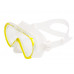 Маска TUSA INO, желтая рамка, прозрачный силикон