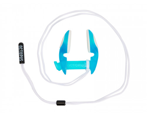 Зажим для носа OCTOPUS CLASSIC TRANSPARENT BLUE