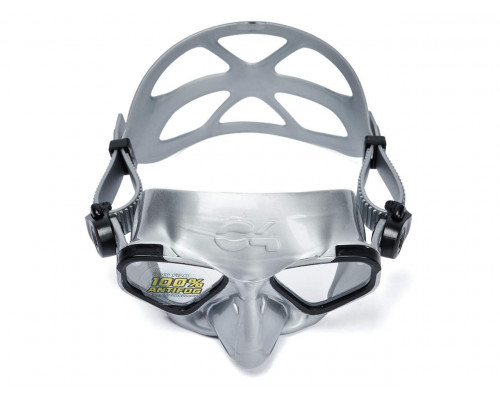 Набор для плавания C4 FALCON ANTIFOG SILVER, маска, трубка, сумка