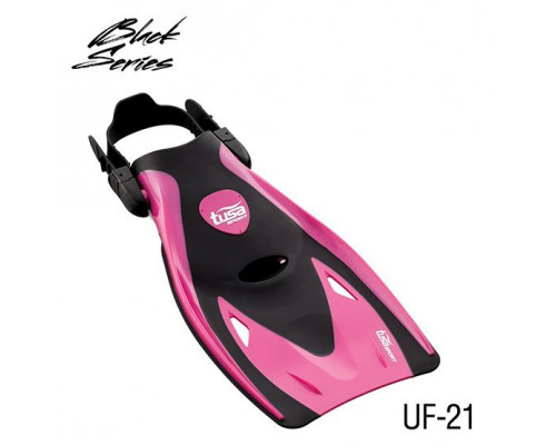 Комплект TUSA SPORT UP-1521 BLACK SERIES BLACK/PINK, маска+трубка+ласты