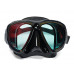 Комплект TUSA SPORT UCR2425PM, черный, зеркальные линзы, маска+трубка