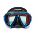 Комплект TUSA SPORT UCR2425PM, синий, зеркальные линзы, маска+трубка