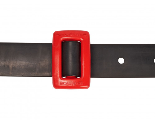 Груз поясной ДАЙВГРУЗ 250 гр, пластикатное покрытие, обтекаемый, красный