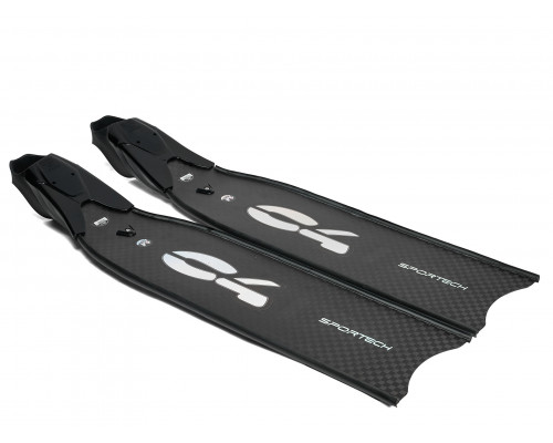 Ласты C4 SPORTECH RUBBER CARBON T700, 30/MEDIUM