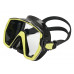 Маска TUSA FREEDOM HD, желтая рамка, черный силикон