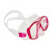 Маска TUSA CEOS, розовая рамка, прозрачный силикон