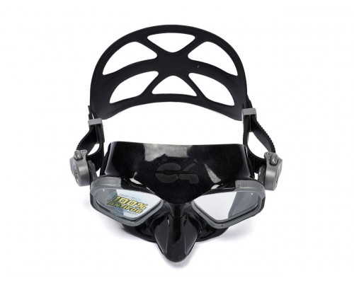 Набор для плавания C4 FALCON ANTIFOG BLACK, маска, трубка, сумка