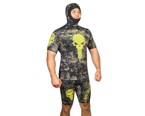 Майка EPSEALON SKULL TACTICAL CAMO 2.5 мм, шлем/короткие рукава