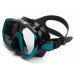 Маска TUSA FREEDOM ELITE, бирюзовая рамка, черный силикон