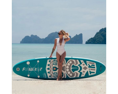 Сапборд надувной FUNWATER SUP TIKI SUPFW04A 320x83x15 см