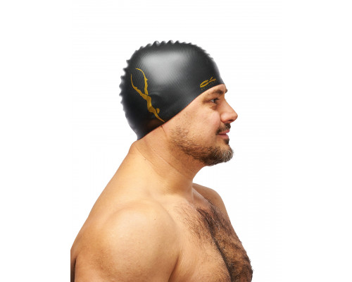 Шапочка для плавания C4 SILICONE BLACK